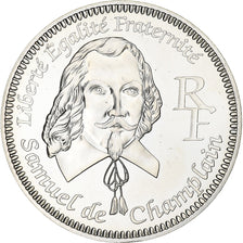 France, 1/4 Euro, Samuel De Champlain, Proof, 2004, Monnaie de Paris, Silver