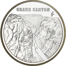 Frankrijk, 1-1/2 Euro, Grand Canyon, BE, 2008, Monnaie de Paris, Zilver, FDC