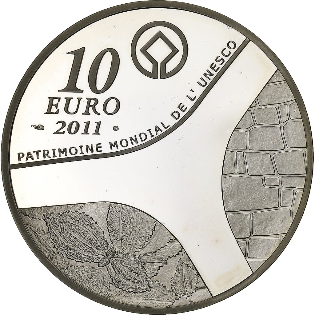 France, 10 Euro, Château de Versailles, BE, 2011, Monnaie de Paris, Silver