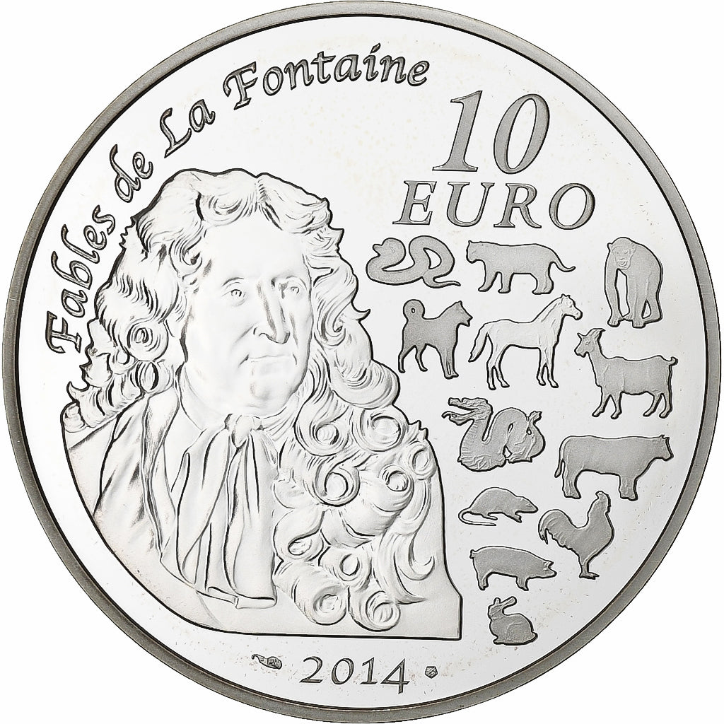 France, 10 Euro, Année du Cheval, BE, 2014, Monnaie de Paris, Argent, FDC
