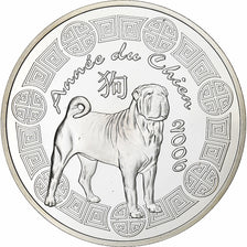 France, 1/4 Euro, Année du Chien, BE, 2006, Monnaie de Paris, Silver