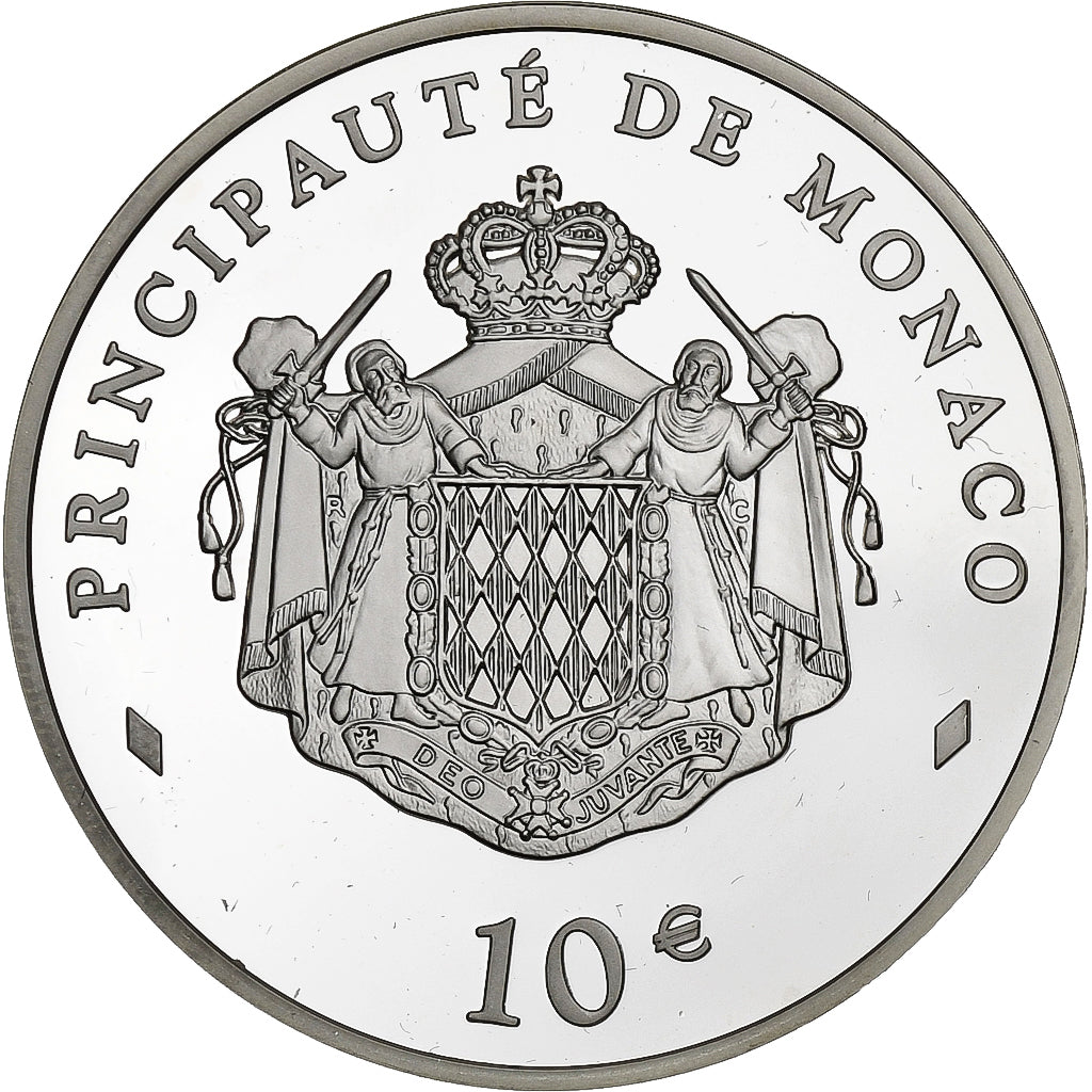 Monaco, Rainier III, 10 Euro, Rainier III et Albert Prince héréditaire, 2003