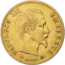 France, 5 Francs, Napoléon III, 1857, Paris, Grand Module, Gold, EF(40-45)