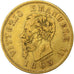Italia, Vittorio Emanuele II, 10 Lire, 1863, Torino, Oro, MB+, KM:9.3