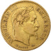 Frankrijk, 10 Francs, Napoléon III, 1866, Strasbourg, Goud, ZF, Gadoury:1015