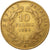 Frankrijk, 10 Francs, Napoléon III, 1866, Strasbourg, Goud, ZF, Gadoury:1015