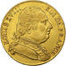 Francja, 20 Francs, Louis XVIII, 1815, London, Złoto, AU(50-53), Gadoury:1027