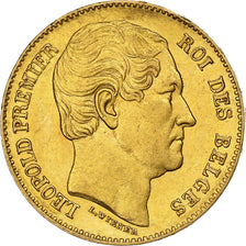 Belgien, Leopold I, 20 Francs, 20 Frank, 1865, Gold, VZ, KM:23