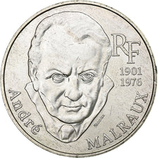 France, 100 Francs, André Malraux, 1997, Argent, SUP, KM:1188