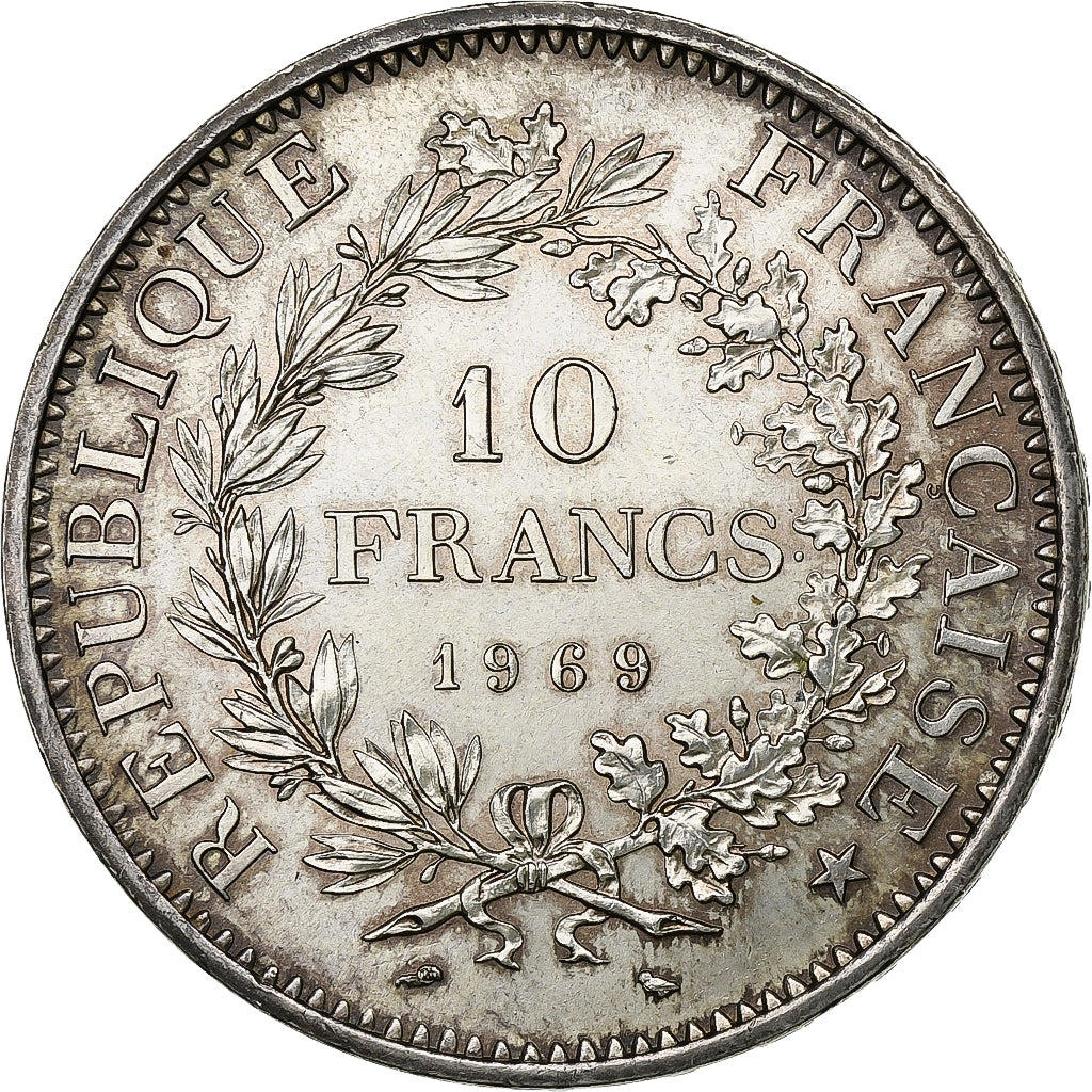 Frankreich, 10 Francs, Hercule, 1969, Paris, Silber, VZ+, Gadoury:813, KM:932