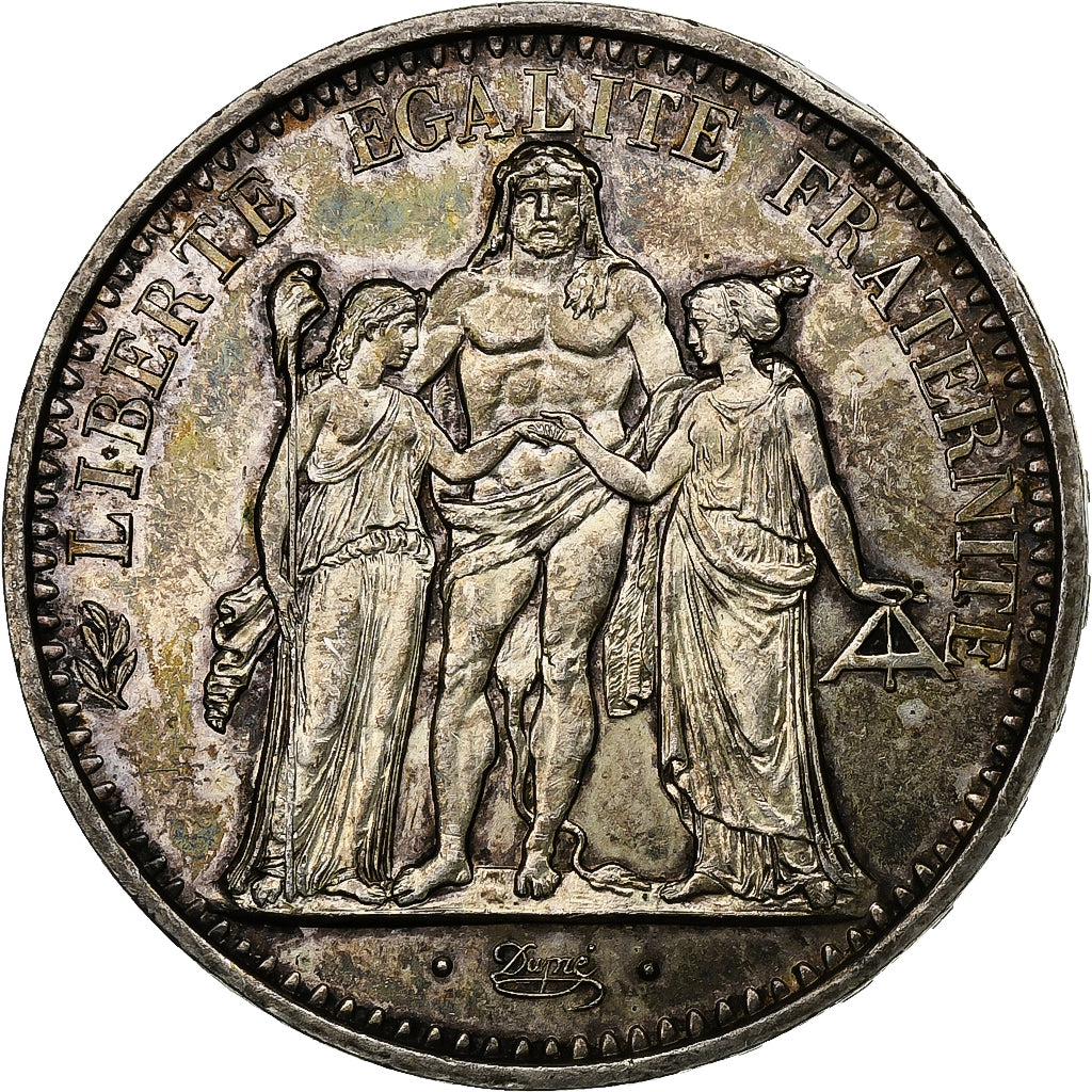 France, 10 Francs, Hercule, 1971, Paris, Silver, MS(60-62), KM:932
