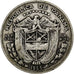Panama, 1/4 Balboa, 1953, Argento, MB+, KM:19