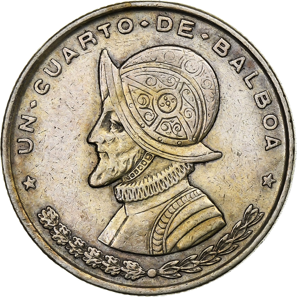 Panama, 1/4 Balboa, 1961, Silber, SS, KM:25