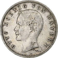 German States, BAVARIA, Otto, 2 Mark, 1904, Munich, Silver, AU(50-53), KM:913