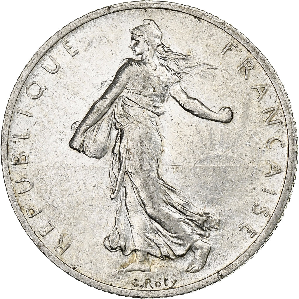 França, 2 Francs, Semeuse, 1912, Paris, Prata, EF(40-45), Gadoury:532, KM:845.1