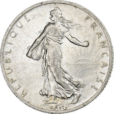 França, 2 Francs, Semeuse, 1912, Paris, Prata, EF(40-45), Gadoury:532, KM:845.1