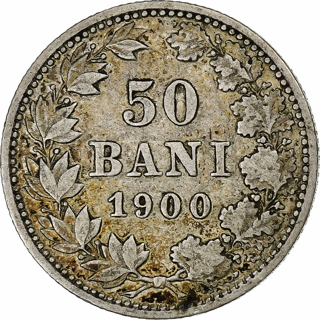 Roumanie, Carol I, 50 Bani, 1900, Argent, TTB, KM:23