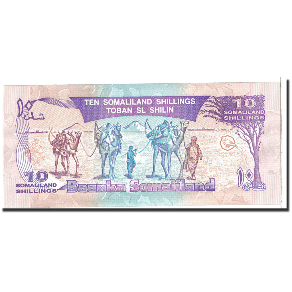Banconote, Somaliland, 10 Shillings = 10 Shilin, 1996, KM:15, 1996-05-18, FDS