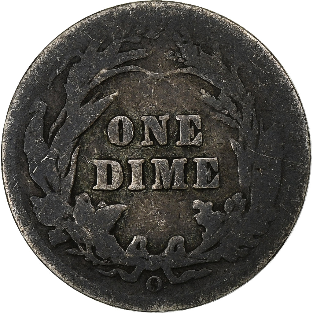 Stati Uniti, Dime, Barber Dime, 1905, New Orleans, Argento, B, KM:113