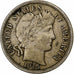 États-Unis, Dime, Barber Dime, 1915, Philadelphie, Argent, TTB, KM:113