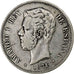 Spagna, Amadeao I, 5 Pesetas, 1871 (74), Madrid, Argento, MB+, KM:666
