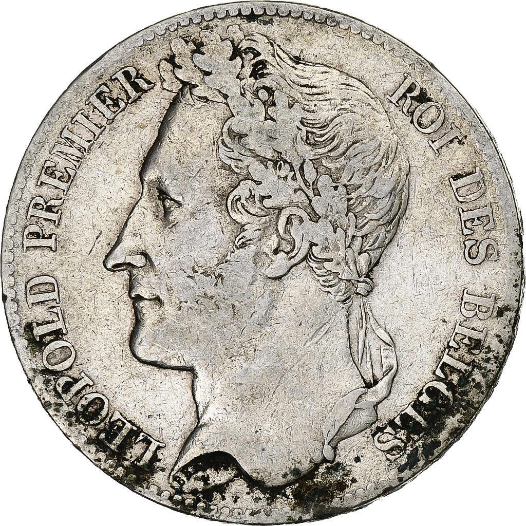 Belgium, Leopold I, 5 Francs, 5 Frank, 1847, Brussels, Silver, VF(30-35), KM:3.2