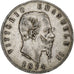 Italien, Vittorio Emanuele II, 5 Lire, 1874, Milan, Silber, S+, KM:8.3