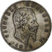Italia, Vittorio Emanuele II, 5 Lire, 1876, Rome, Argento, MB+, KM:8.4