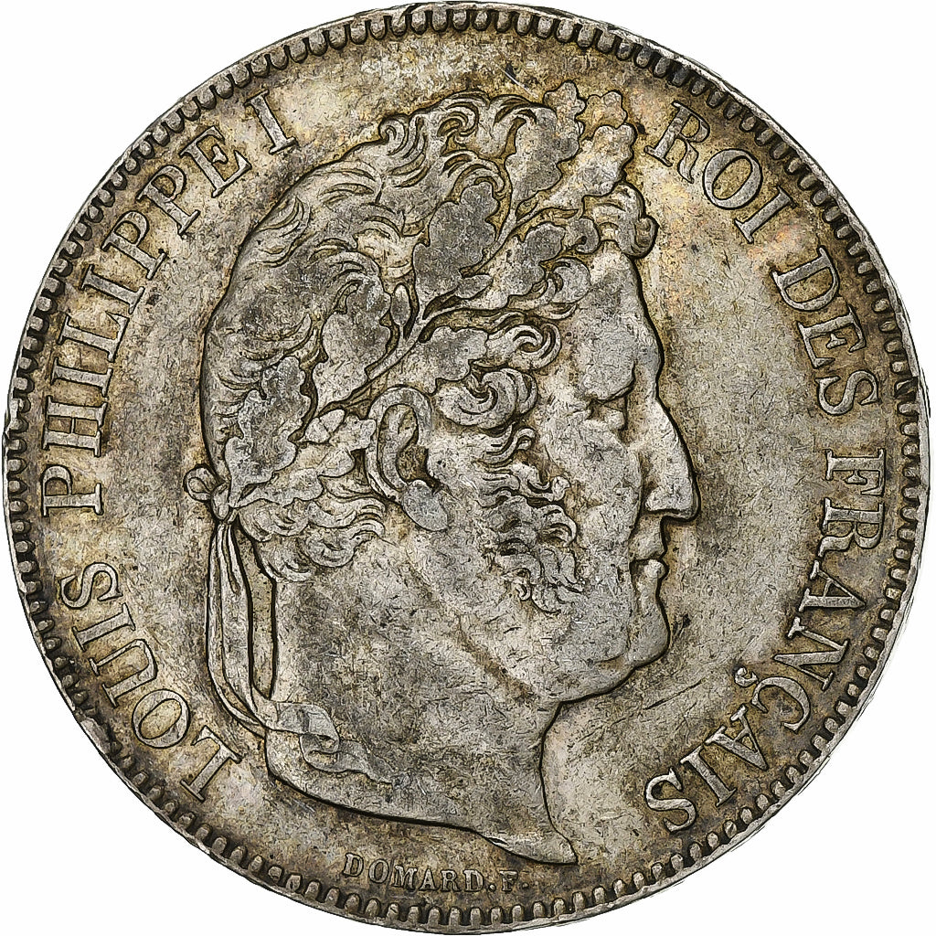 Frankrijk, 5 Francs, Louis-Philippe, 1843, Lille, Zilver, ZF, Gadoury:678, Le