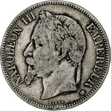 Frankreich, Napoleon III, 5 Francs, 1869, Strasbourg, Silber, S, Gadoury:739
