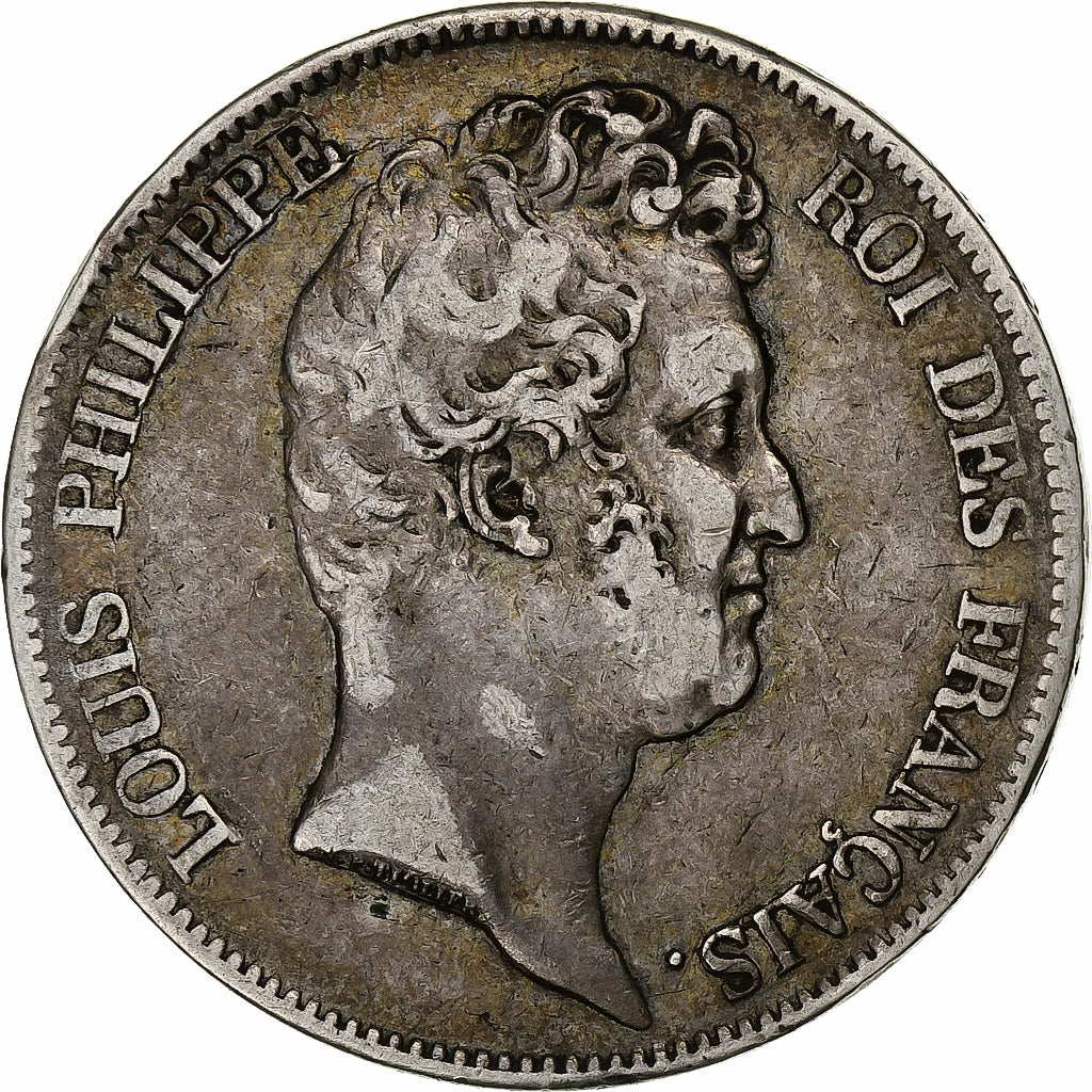 Frankreich, 5 Francs, Louis-Philippe, 1830, Paris, Sans le I, Silber, S+