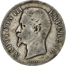 France, 5 Francs, Napoléon III, 1855, Paris, Silver, VF(20-25), Gadoury:734