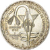 West Afrikaanse Staten, 500 Francs, 1972, Zilver, PR, KM:7
