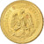 México, 2-1/2 Pesos, 1945, Mexico City, Oro, SC+, KM:463