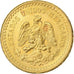 Mexico, 2-1/2 Pesos, 1945, Mexico City, Gold, MS(64), KM:463
