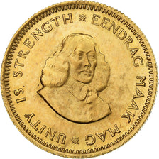 South Africa, Rand, 1967, Pretoria, Gold, MS(63), KM:72.2