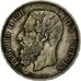 Belgio, Leopold II, 5 Francs, 5 Frank, 1870, Brussels, Argento, MB+, KM:24