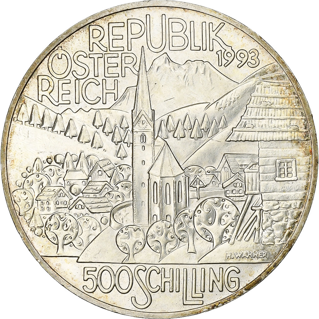 Austria, 500 Schilling, 1993, Vienna, Silver, MS(63), KM:3014