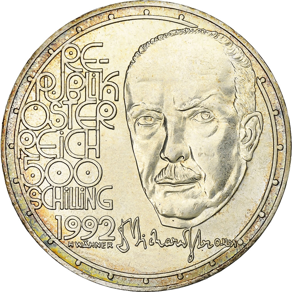 Austria, 500 Schilling, 1992, Vienna, Argento, SPL, KM:3021
