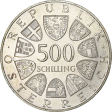 Österreich, 500 Schilling, 1986, Vienna, Silber, UNZ, KM:2977