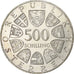 Österreich, 500 Schilling, 1986, Vienna, Silber, UNZ, KM:2977