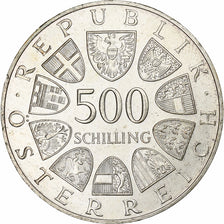 Austria, 500 Schilling, 1986, Vienna, Silver, MS(63), KM:2976