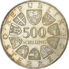 Austria, 500 Schilling, 1985, Vienna, Silver, MS(63), KM:2974