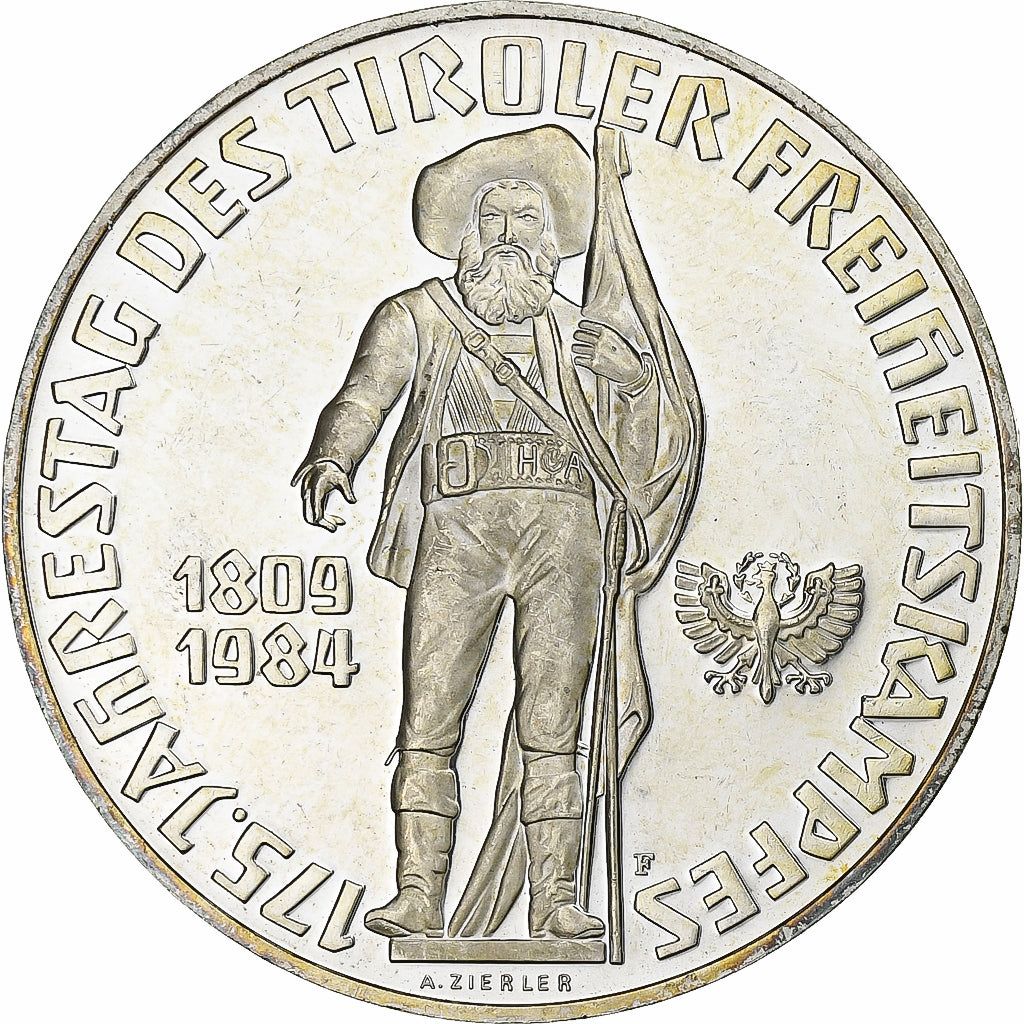 Austria, 500 Schilling, 1984, Vienna, Silver, MS(63), KM:2966