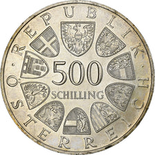 Austria, 500 Schilling, 1983, Vienna, Silver, MS(63), KM:2962