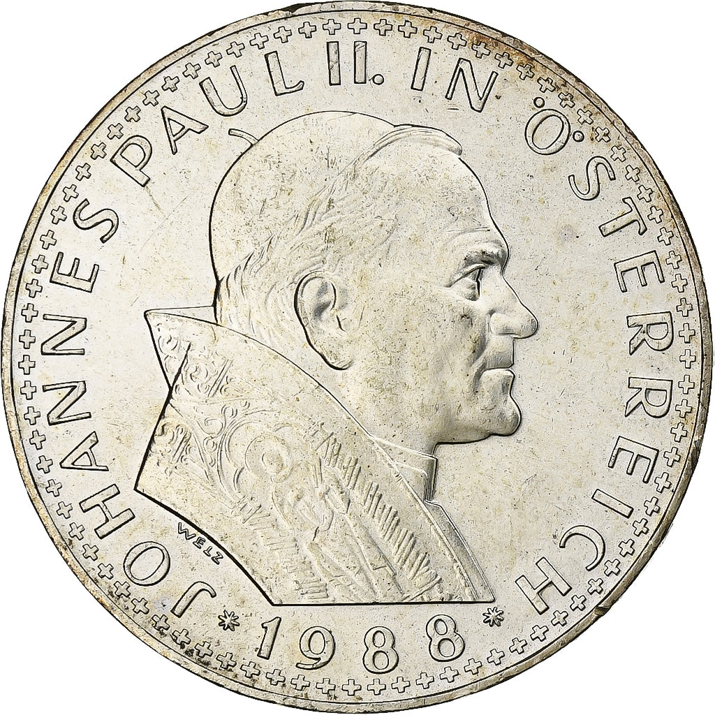 Austria, 500 Schilling, 1988, Vienna, Silver, MS(63), KM:2985