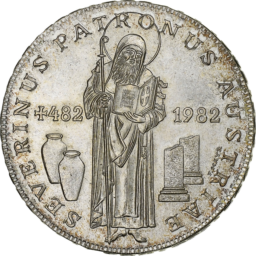 Austria, 500 Schilling, 1982, Vienna, Srebro, MS(63), KM:2956