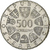 Austria, 500 Schilling, 1981, Vienna, Srebro, MS(63), KM:2952
