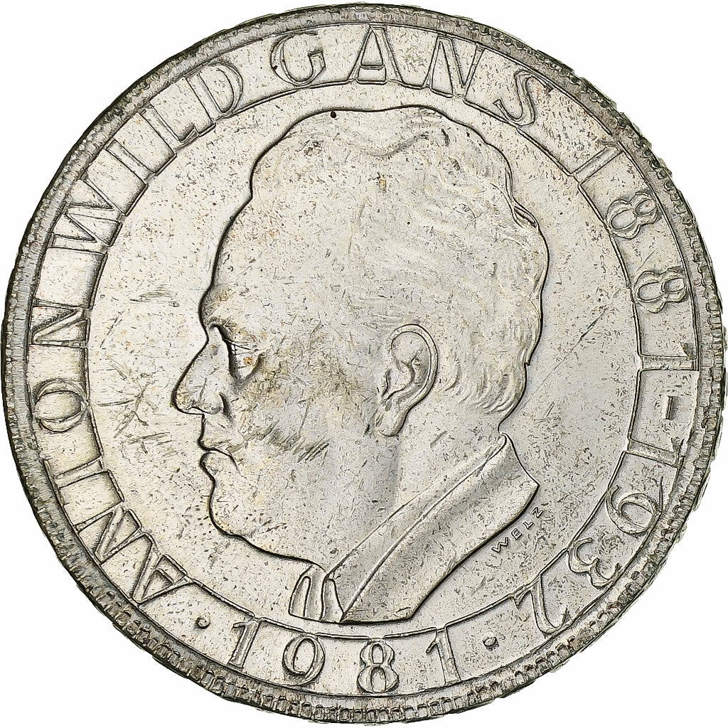 Austria, 500 Schilling, 1981, Vienna, Srebro, MS(63), KM:2952