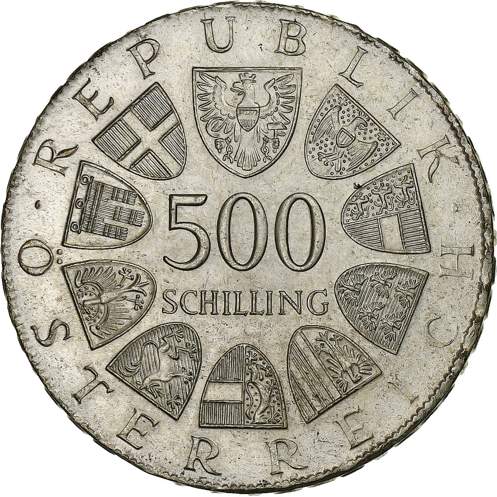 Austria, 500 Schilling, 1981, Vienna, Silver, MS(60-62), KM:2953